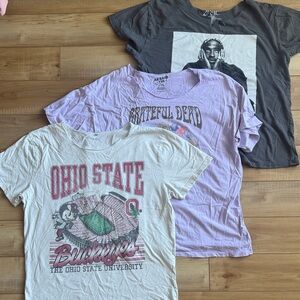 Graphic T-Shirt Bundle - Ohio State, Grateful Dead, 2 PAC